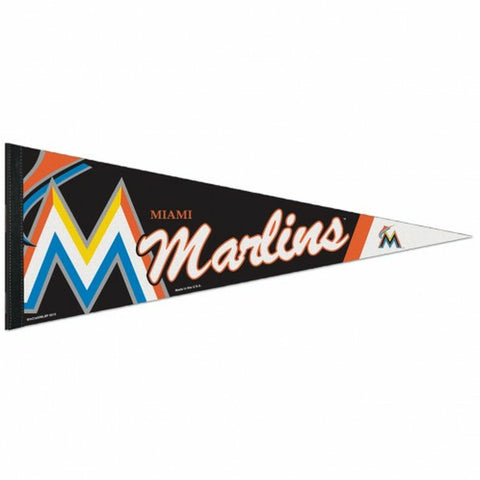 ~Miami Marlins Pennant 12x30 Premium Style - Special Order~ backorder