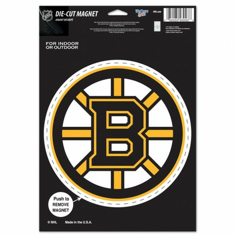 Boston Bruins Magnet 6.25x9 Die Cut Logo Design - Special Order