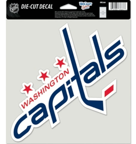 ~Washington Capitals Decal 8x8 Perfect Cut Color~ backorder