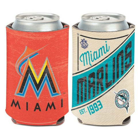 Miami Marlins Can Cooler Vintage Design Special Order