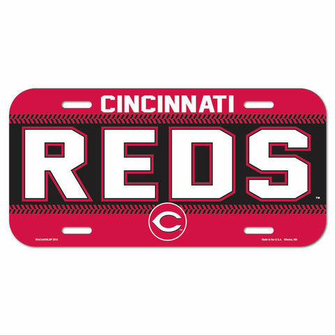 ~Cincinnati Reds License Plate Plastic - Special Order~ backorder