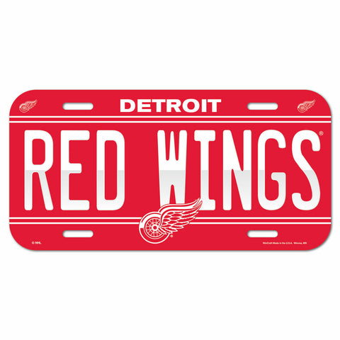 ~Detroit Red Wings License Plate - Special Order~ backorder