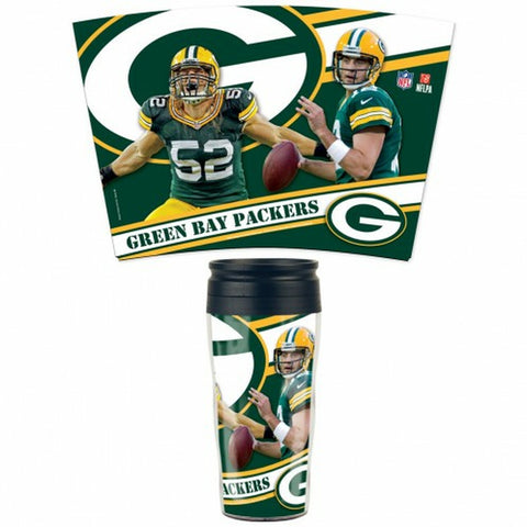 ~Green Bay Packers Mug 16oz Travel Contour Style - Special Order~ backorder