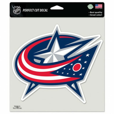 ~Columbus Blue Jackets Decal 8x8 Perfect Cut Color - Special Order~ backorder