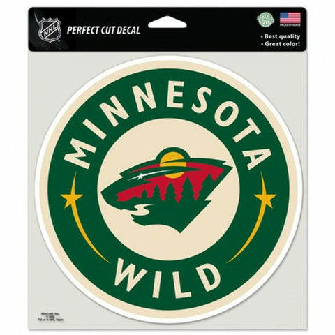 ~Minnesota Wild Decal 8x8 Perfect Cut Color - Special Order~ backorder