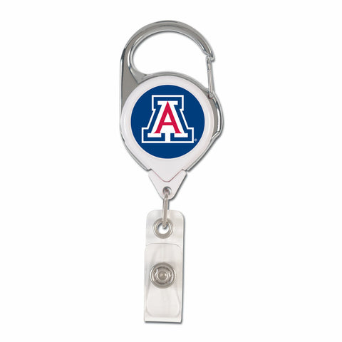 ~Arizona Wildcats Badge Holder Premium Retractable - Special Order~ backorder