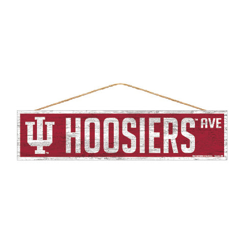 ~Indiana Hoosiers Sign 4x17 Wood Avenue Design - Special Order~ backorder