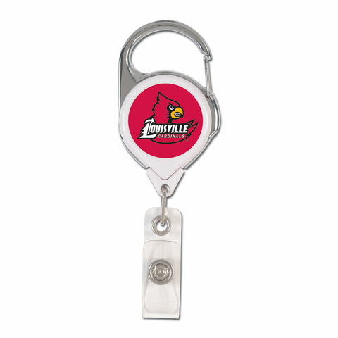 ~Louisville Cardinals Badge Holder Premium Retractable - Special Order~ backorder