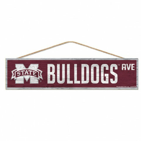 ~Mississippi State Bulldogs Sign 4x17 Wood Avenue Design - Special Order~ backorder