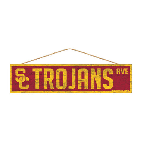USC Trojans Sign 4x17 Wood Avenue Design
