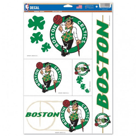 ~Boston Celtics Decal 11x17 Multi Use 5 Decal Set - Special Order~ backorder