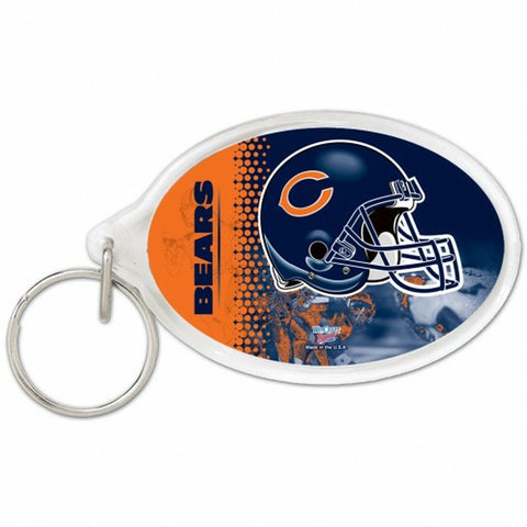 ~Chicago Bears Key Ring Acrylic Carded - Special Order~ backorder