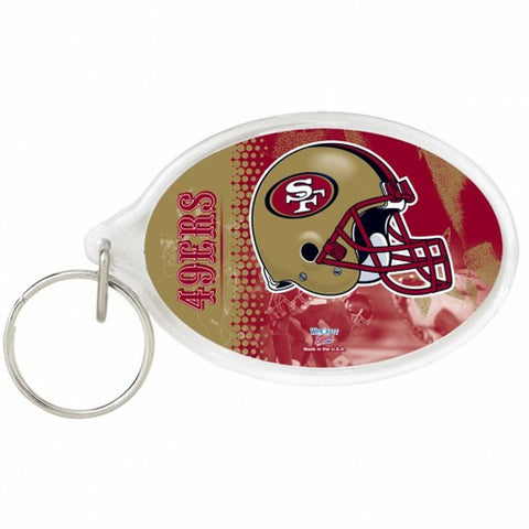 ~San Francisco 49ers Key Ring Acrylic Carded - Special Order~ backorder