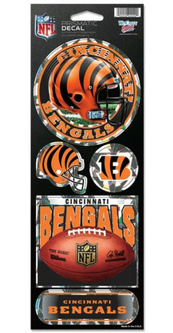 ~Cincinnati Bengals Stickers Prismatic~ backorder