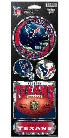 ~Houston Texans Stickers Prismatic~ backorder