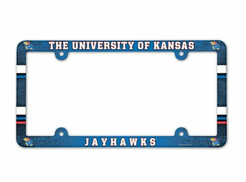 Kansas Jayhawks License Plate Frame - Full Color