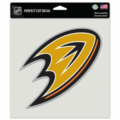 Anaheim Ducks Decal 8x8 Perfect Cut Color