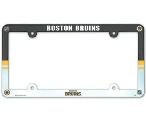 Boston Bruins License Plate Frame - Full Color