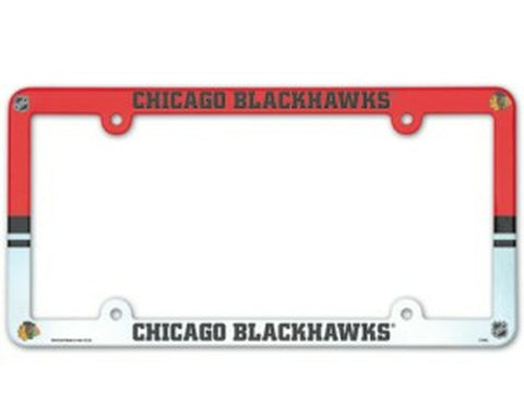 Chicago Blackhawks License Plate Frame - Full Color