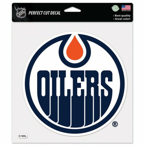 ~Edmonton Oilers Decal 8x8 Perfect Cut Color~ backorder