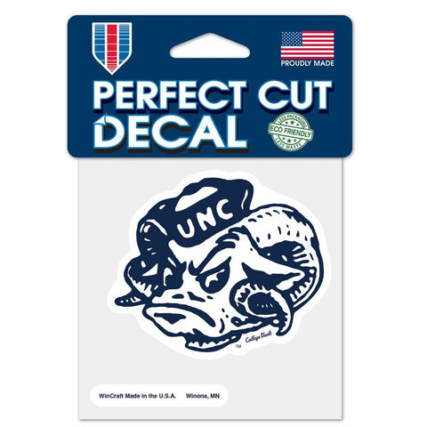 ~North Carolina Tar Heels Decal 4x4 Perfect Cut Color College Vault Special Order~ backorder