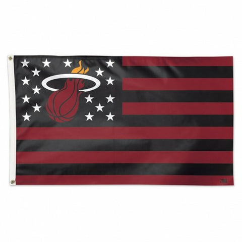 ~Miami Heat Flag 3x5 Deluxe Style Stars and Stripes Design - Special Order~ backorder