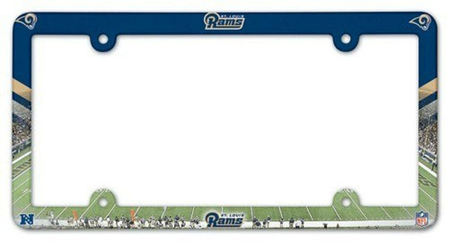 Marco para matrícula de Los Angeles Rams, estilo a todo color, estilo retro de San Luis, Colorado