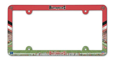 ~Tampa Bay Buccaneers License Plate Frame Plastic Full Color Style - Special Order~ backorder