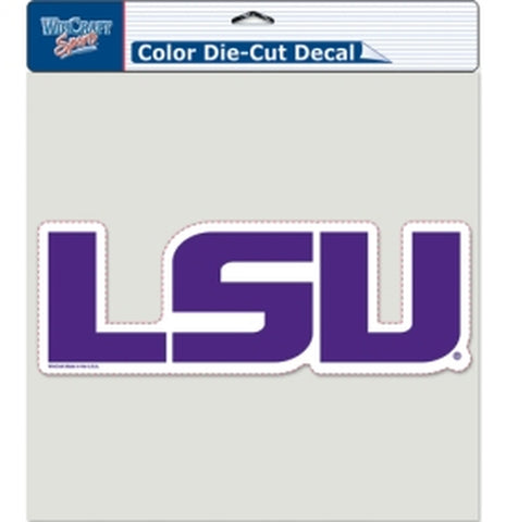 ~LSU Tigers Decal 8x8 Die Cut Color Logo - Special Order~ backorder