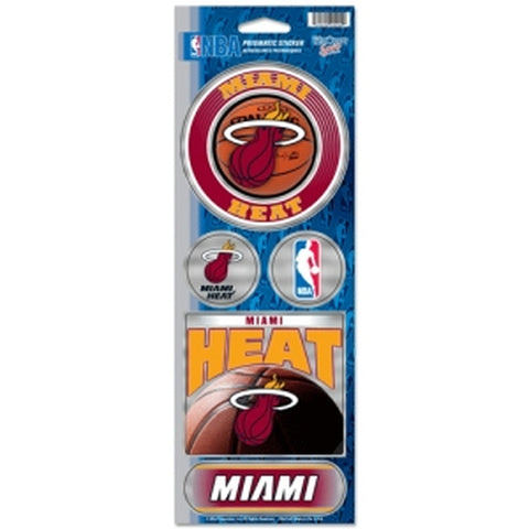 ~Miami Heat Stickers Prismatic - Special Order~ backorder