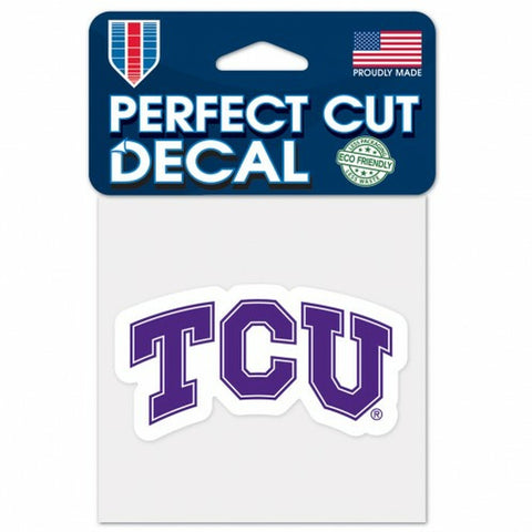 TCU Horned Frogs Decal 4x4 Perfect Cut Color