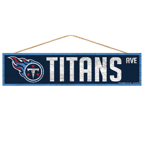 Tennessee Titans Sign 4x17 Wood Avenue Design