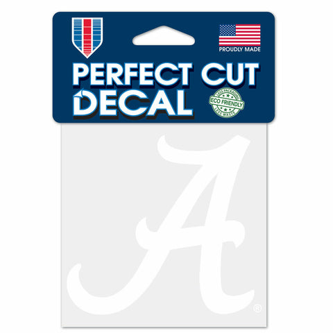 ~Alabama Crimson Tide Decal 4x4 Perfect Cut White~ backorder