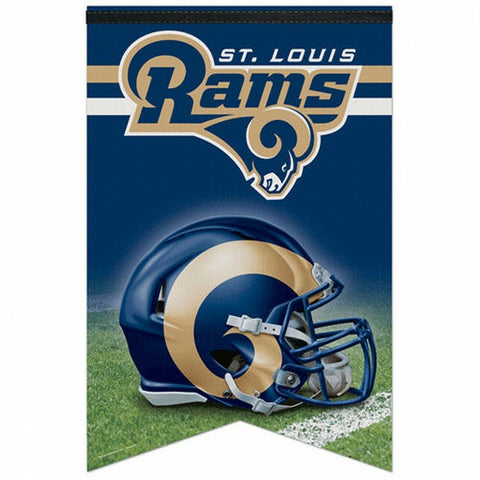 St. Louis Rams Banner 17x26 Pennant Style Premium Felt