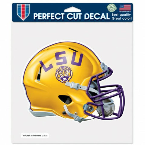 LSU Tigers Decal 8x8 Die Cut Color - Special Order