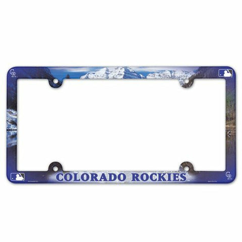 ~Colorado Rockies License Plate Frame - Full Color - Special Order~ backorder