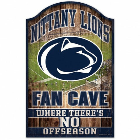 ~Penn State Nittany Lions Sign 11x17 Wood Fan Cave Design - Special Order~ backorder