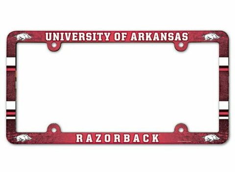 Arkansas Razorbacks License Plate Frame - Full Color
