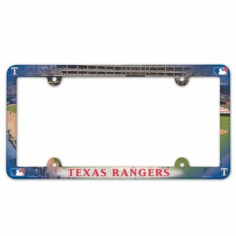 ~Texas Rangers License Plate Frame - Full Color - Special Order~ backorder
