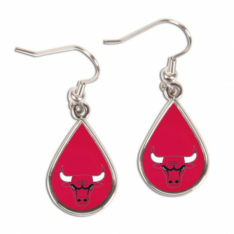 ~Chicago Bulls Earrings Tear Drop Style - Special Order~ backorder