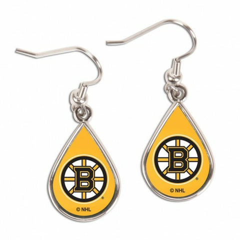 ~Boston Bruins Earrings Tear Drop Style - Special Order~ backorder
