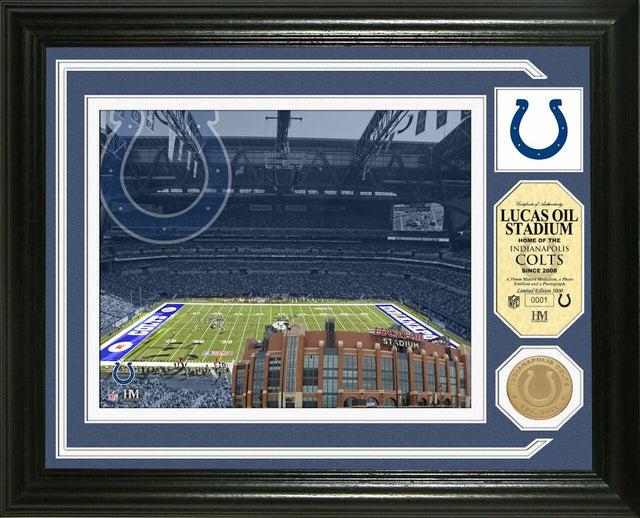 Moneda única del estadio de los Indianapolis Colts con foto Mint