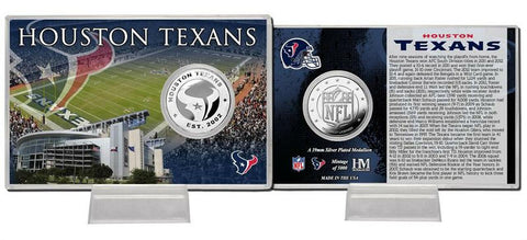 ~Houston Texans Silver Coin Card~ backorder