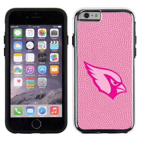 Arizona Cardinals Phone Case Pink Football Pebble Grain Feel iPhone 6 CO