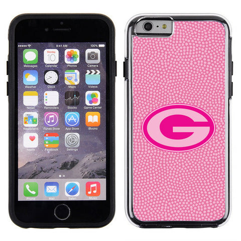 ~Green Bay Packers Phone Case Pink Football Pebble Grain Feel iPhone 6 CO~ backorder