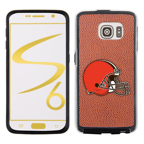 Cleveland Browns Phone Case Classic Football Pebble Grain Feel Samsung Galaxy S6 CO