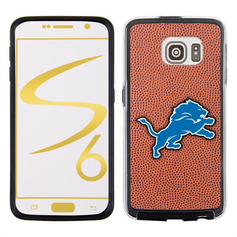 ~Detroit Lions Phone Case Classic Football Pebble Grain Feel Samsung Galaxy S6 CO~ backorder