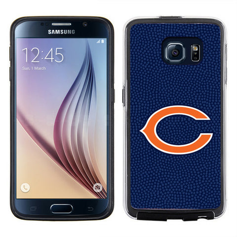 Chicago Bears Phone CaseTeam Color Football Pebble Grain Feel Samsung Galaxy S6 CO