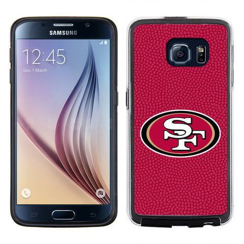 San Francisco 49ers Phone Case Team Color Football Pebble Grain Feel Samsung Galaxy S6 CO
