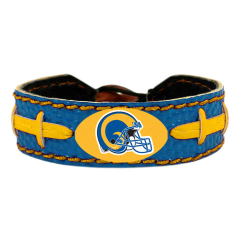 Los Angeles Rams Bracelet Team Color Vintage Logo Football CO